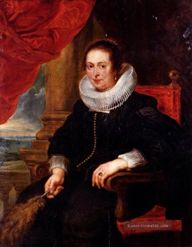 Peter Paul Rubens Werke - Peter Paul Porträt einer Frau wahrscheinlich seine Frau Barock Peter Paul Rubens
